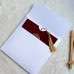 Invitation Card with Velvet Pocket Greeting Card with Tassel Invitation Customized 